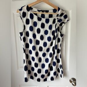 Ann Taylor Polka Dot Blouse